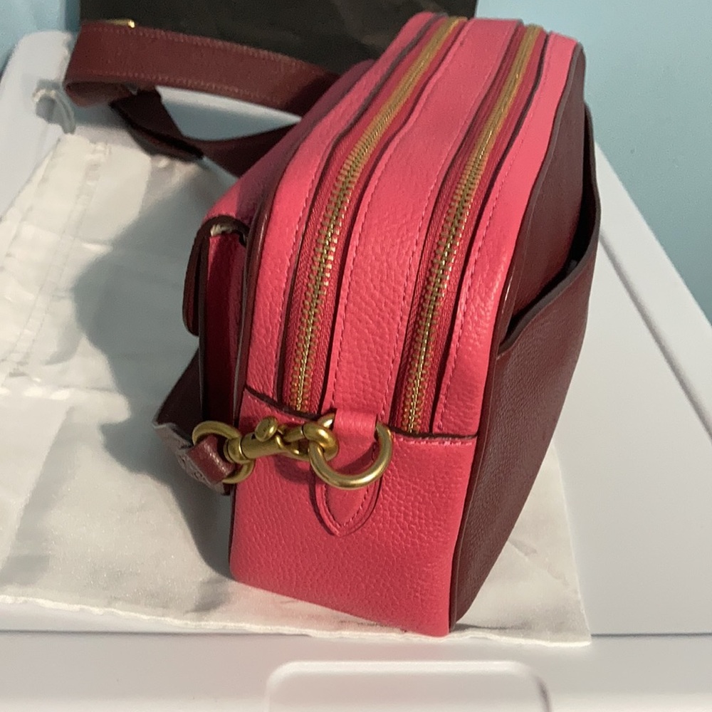 Coach Cassie color block pebble leather Camera baga - Picture 7 of 14